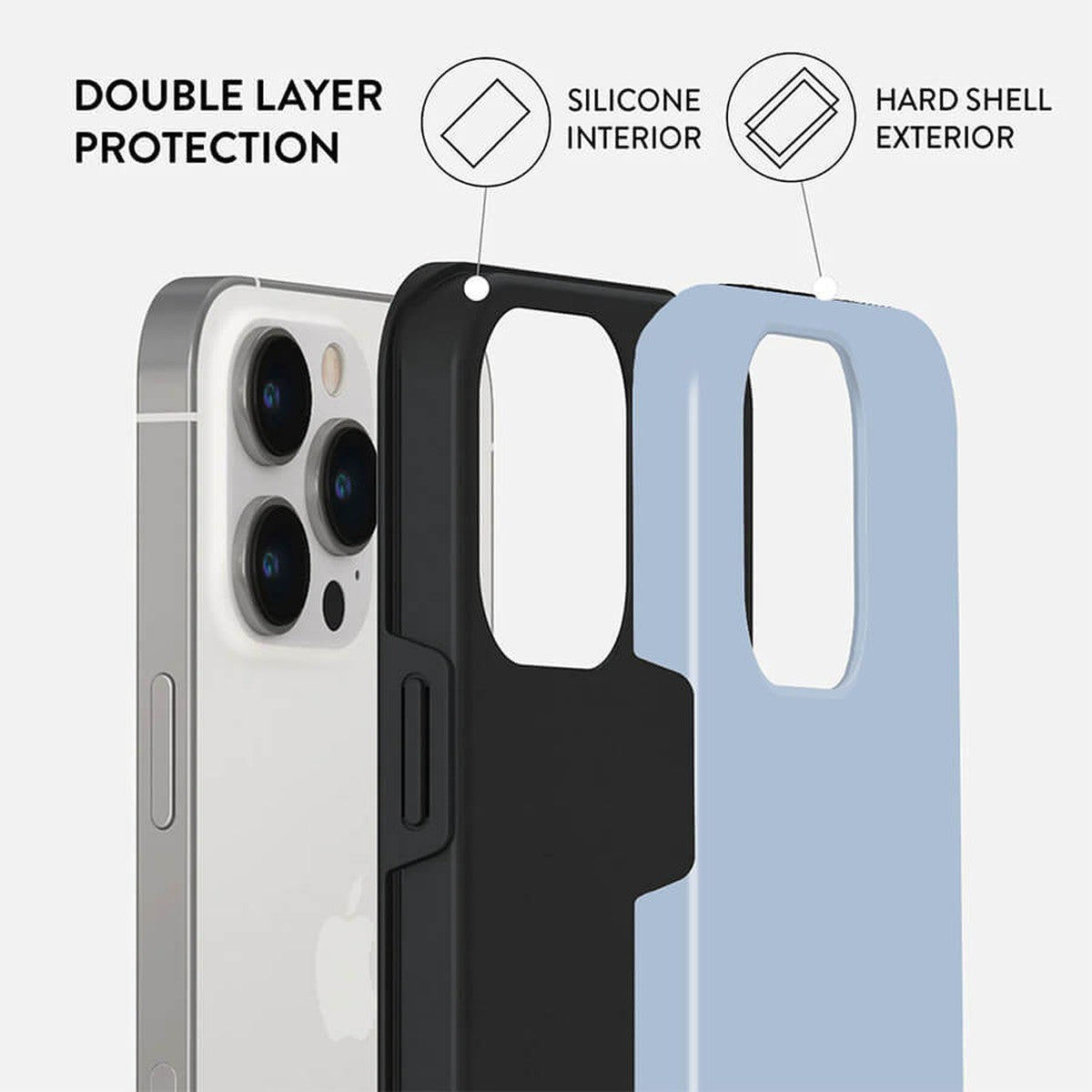 Pure Light Blue | Pure Color Classic Case Customize Phone Case shipmycase   