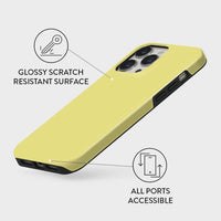 Pure Light Yellow | Pure Color Classic Case Customize Phone Case shipmycase   